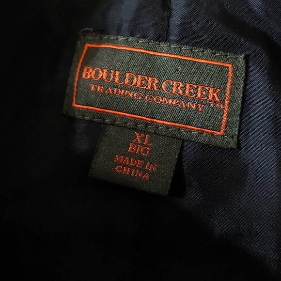 Boulder Creek Men's Big & Tall by King Size Plaid Multi-Pocket Wool Winter Vest - Picture 9 of 14